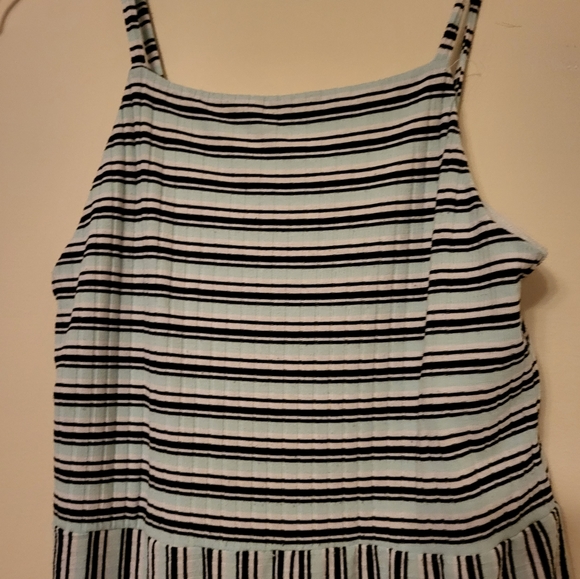 Striped wide leg jumpsuit - Picture 2 of 7